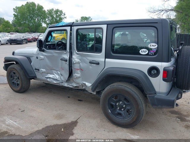 2022 Jeep Wrangler Unlimited Sport 4x4 მანქანა იყიდება აუქციონზე, vin: 1C4HJXDNXNW224184, აუქციონის ნომერი: 44932739