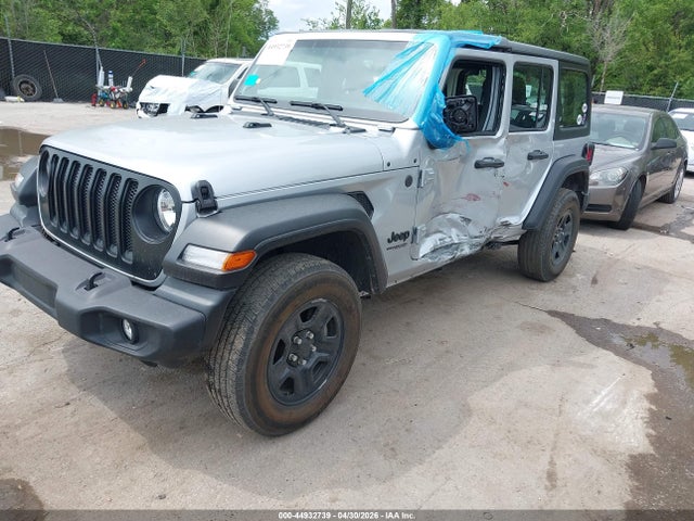 2022 Jeep Wrangler Unlimited Sport 4x4 მანქანა იყიდება აუქციონზე, vin: 1C4HJXDNXNW224184, აუქციონის ნომერი: 44932739
