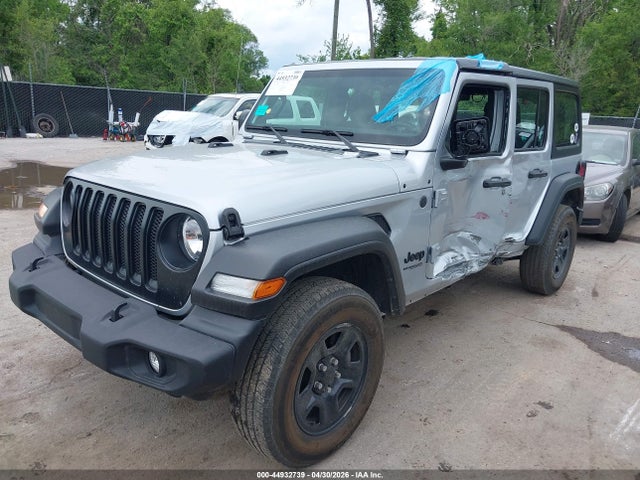 2022 Jeep Wrangler Unlimited Sport 4x4 მანქანა იყიდება აუქციონზე, vin: 1C4HJXDNXNW224184, აუქციონის ნომერი: 44932739