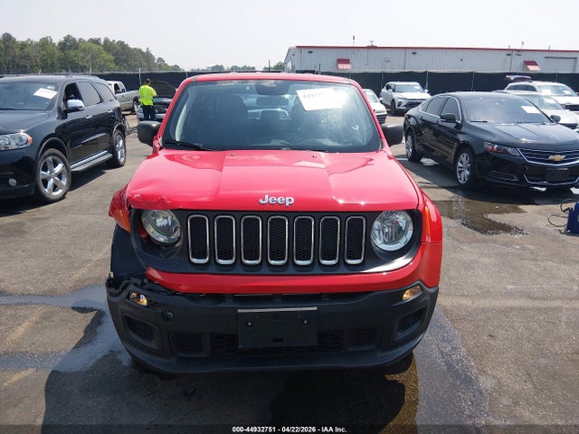 2018 Jeep Renegade Sport 4x4 მანქანა იყიდება აუქციონზე, vin: ZACCJBAB1JPJ00462, აუქციონის ნომერი: 44932751