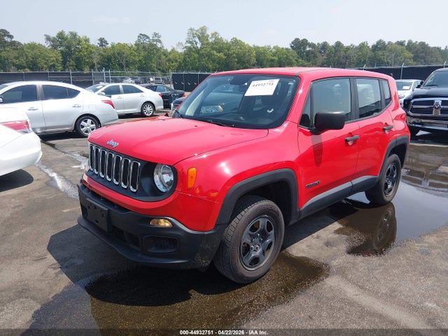 2018 Jeep Renegade Sport 4x4 მანქანა იყიდება აუქციონზე, vin: ZACCJBAB1JPJ00462, აუქციონის ნომერი: 44932751