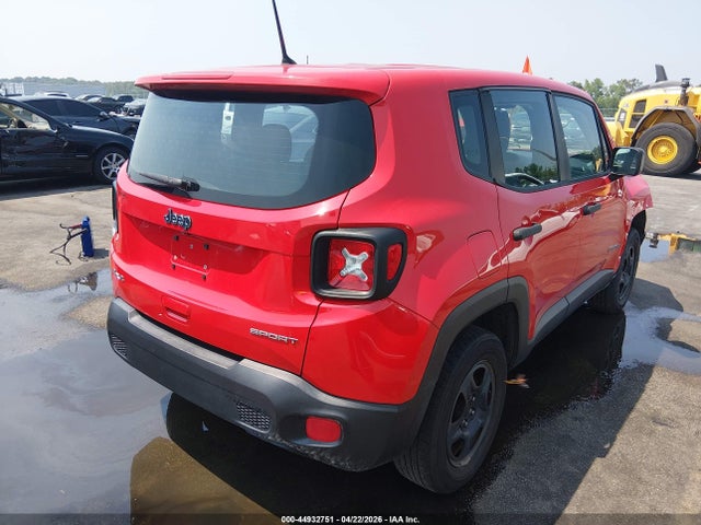 2018 Jeep Renegade Sport 4x4 მანქანა იყიდება აუქციონზე, vin: ZACCJBAB1JPJ00462, აუქციონის ნომერი: 44932751