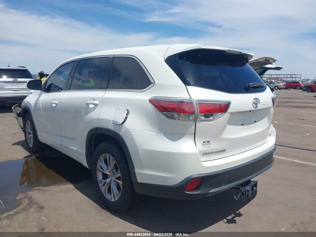 5TDZKRFH3ES031363 Toyota Highlander Le Plus V6