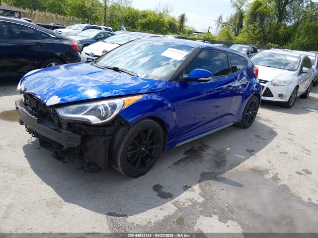 2014 Hyundai Veloster Turbo W/black მანქანა იყიდება აუქციონზე, vin: KMHTC6AE8EU211220, აუქციონის ნომერი: 44933134