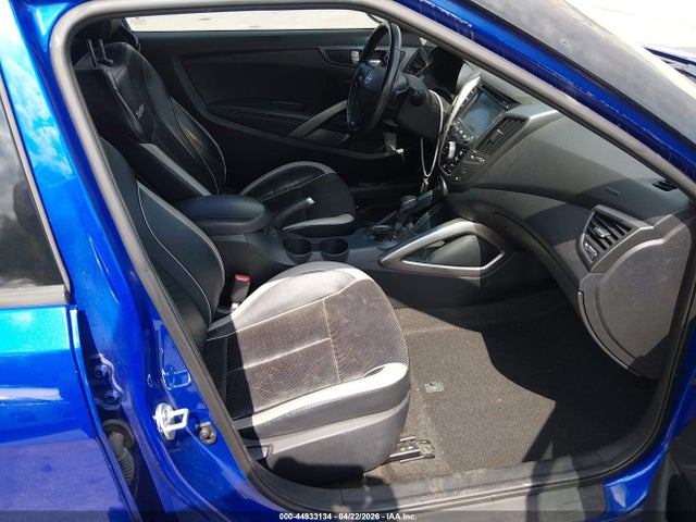 2014 Hyundai Veloster Turbo W/black მანქანა იყიდება აუქციონზე, vin: KMHTC6AE8EU211220, აუქციონის ნომერი: 44933134