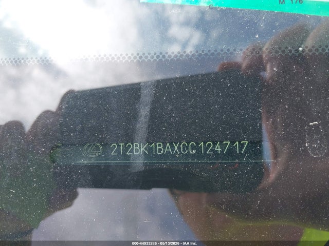 44933286 :رقم المزاد ، 2T2BK1BAXCC124717 vin ، 2012 Lexus Rx 350 مزاد بيع