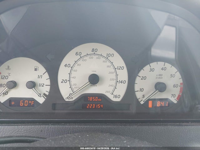 Aukcja sprzedaży 2000 Mercedes-benz C 230 Kompressor, vin: WDBHA24G4YA862998, numer aukcji: 44933419