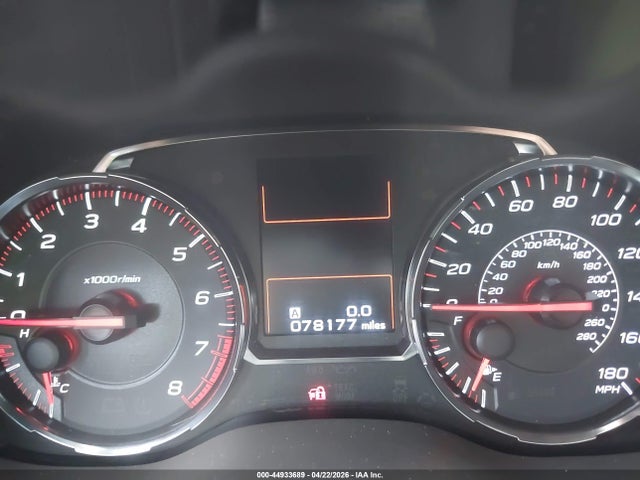 Aukcja sprzedaży 2020 Subaru Wrx Premium, vin: JF1VA1C68L9832927, numer aukcji: 44933689