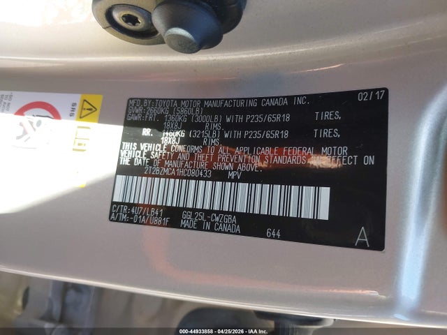 Lexus RX 350 2017 2T2BZMCA1HC080433 Image 9