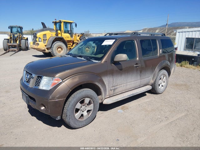2005 Nissan Pathfinder Se მანქანა იყიდება აუქციონზე, vin: 5N1AR18W05C734065, აუქციონის ნომერი: 44933913