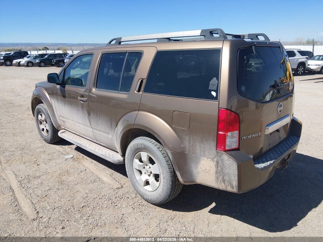 2005 Nissan Pathfinder Se მანქანა იყიდება აუქციონზე, vin: 5N1AR18W05C734065, აუქციონის ნომერი: 44933913