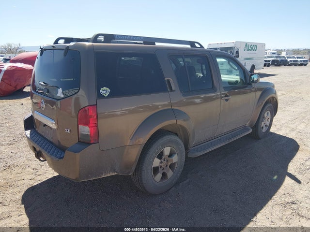 2005 Nissan Pathfinder Se მანქანა იყიდება აუქციონზე, vin: 5N1AR18W05C734065, აუქციონის ნომერი: 44933913