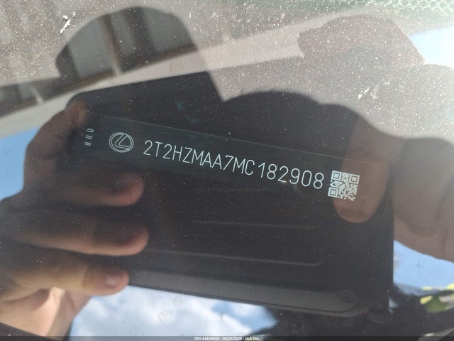 44934005 :رقم المزاد ، 2T2HZMAA7MC182908 vin ، 2021 Lexus Rx 350 مزاد بيع