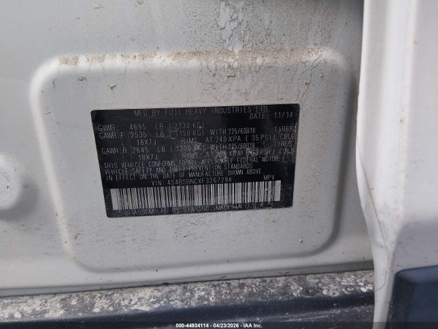 44934114 :رقم المزاد ، 4S4BSBNCXF3267294 vin ، 2015 Subaru Outback 2.5i Limited مزاد بيع