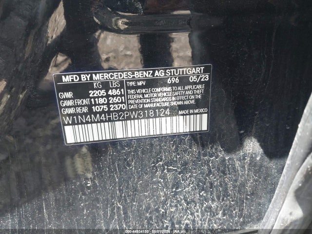 Aukcja sprzedaży 2023 Mercedes-benz Glb 250 4matic, vin: W1N4M4HB2PW318124, numer aukcji: 44934130