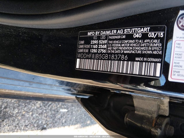 2016 Mercedes-benz E 350 4matic მანქანა იყიდება აუქციონზე, vin: WDDHF8JB5GB183786, აუქციონის ნომერი: 44934195