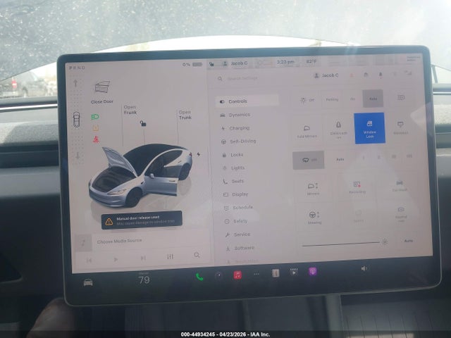 2025 Tesla Model 3 Long Range Rear-wheel Drive/standard Rear-wheel Drive მანქანა იყიდება აუქციონზე, vin: 5YJ3E1EA6SF984362, აუქციონის ნომერი: 44934245