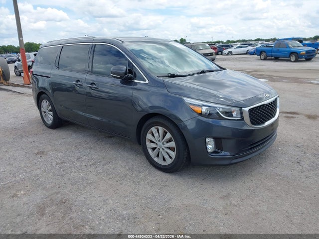 44934333 :رقم المزاد ، KNDMC5C13G6159337 vin ، 2016 Kia Sedona Ex مزاد بيع
