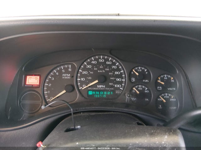 Aukcja sprzedaży 2002 Chevrolet Silverado 1500 Ls, vin: 2GCEC19V521389212, numer aukcji: 44934377