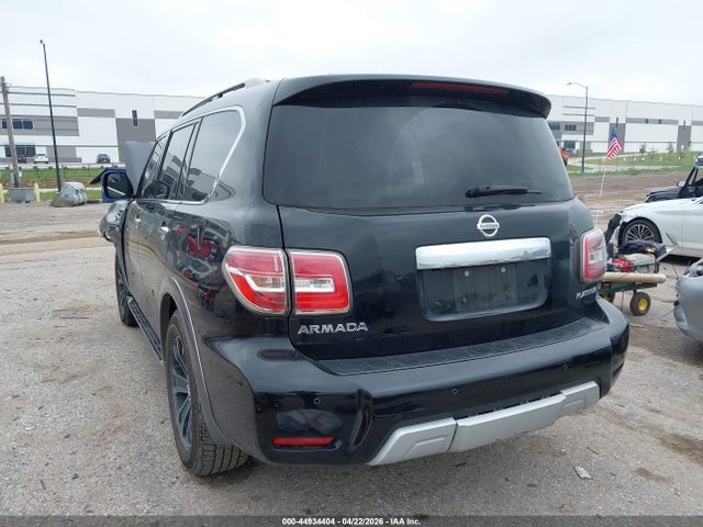 2017 Nissan Armada Platinum მანქანა იყიდება აუქციონზე, vin: JN8AY2NE2H9704970, აუქციონის ნომერი: 44934404