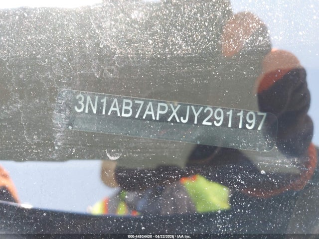 2018 Nissan Sentra S მანქანა იყიდება აუქციონზე, vin: 3N1AB7APXJY291197, აუქციონის ნომერი: 44934430