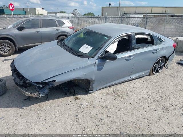 2022 Honda Accord Sport მანქანა იყიდება აუქციონზე, vin: 1HGCV1F38NA070239, აუქციონის ნომერი: 44934524
