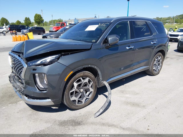 2021 Hyundai Palisade Calligraphy მანქანა იყიდება აუქციონზე, vin: KM8R7DHE0MU259818, აუქციონის ნომერი: 44934545