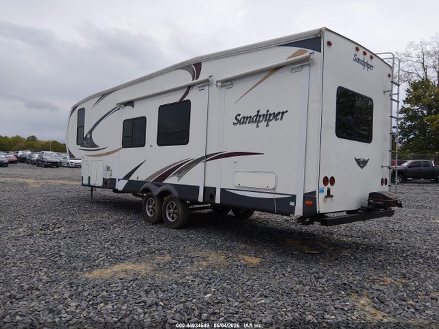 44934549 :رقم المزاد ، 4X4FSAH26DJ026970 vin ، 2013 Forest River Sandpiper 32rl 5th Whl Travel Trailer مزاد بيع