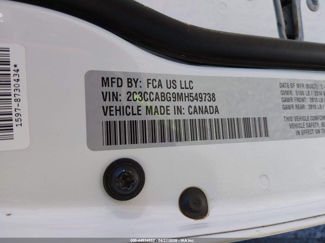 44934552 :رقم المزاد ، 2C3CCABG9MH549738 vin ، 2021 Chrysler 300 300s مزاد بيع