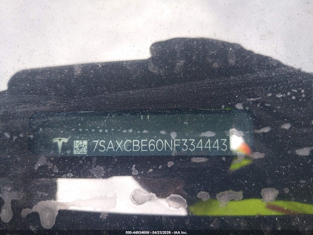 Aukcja sprzedaży 2022 Tesla Model X Plaid Tri Motor All-wheel Drive, vin: 7SAXCBE60NF334443, numer aukcji: 44934656