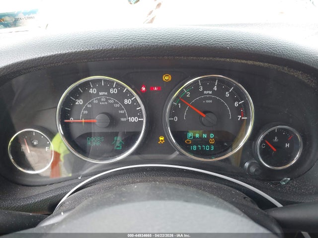 Aukcja sprzedaży 2012 Jeep Wrangler Unlimited Sport, vin: 1C4BJWDG1CL273791, numer aukcji: 44934665
