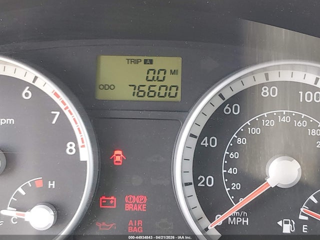 44934843 :رقم المزاد ، KMHCN46C78U270687 vin ، 2008 Hyundai Accent Gls مزاد بيع