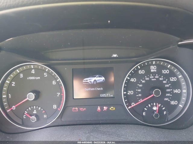 Aukcja sprzedaży 2019 Kia Forte Lxs, vin: 3KPF24AD8KE091879, numer aukcji: 44934845