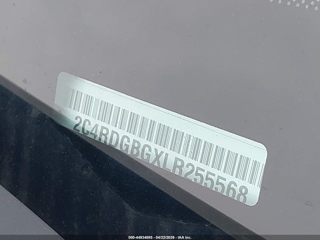 Aukcja sprzedaży 2020 Dodge Grand Caravan Se Plus, vin: 2C4RDGBGXLR255568, numer aukcji: 44934885