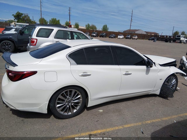 44934888 :رقم المزاد ، JN1EV7ARXJM439359 vin ، 2018 Infiniti Q50 3.0t Luxe مزاد بيع
