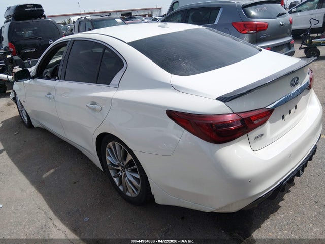 44934888 :رقم المزاد ، JN1EV7ARXJM439359 vin ، 2018 Infiniti Q50 3.0t Luxe مزاد بيع