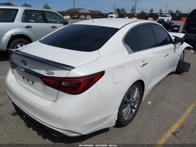 44934888 :رقم المزاد ، JN1EV7ARXJM439359 vin ، 2018 Infiniti Q50 3.0t Luxe مزاد بيع