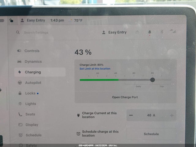 Продажа на аукционе авто 2022 Tesla Model Y Long Range Dual Motor All-wheel Drive, vin: 7SAYGAEE8NF399714, номер лота: 44934889
