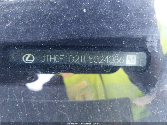 Продаж на аукціоні авто 2015 Lexus Is 250, vin: JTHCF1D21F5024086, номер лоту: 44934943