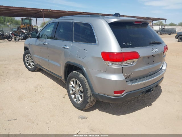2015 Jeep Grand Cherokee Limited მანქანა იყიდება აუქციონზე, vin: 1C4RJFBG5FC149917, აუქციონის ნომერი: 44935109