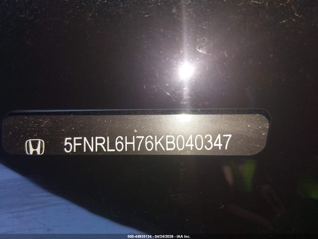 Продажа на аукционе авто 2019 Honda Odyssey Ex-l, vin: 5FNRL6H76KB040347, номер лота: 44935134