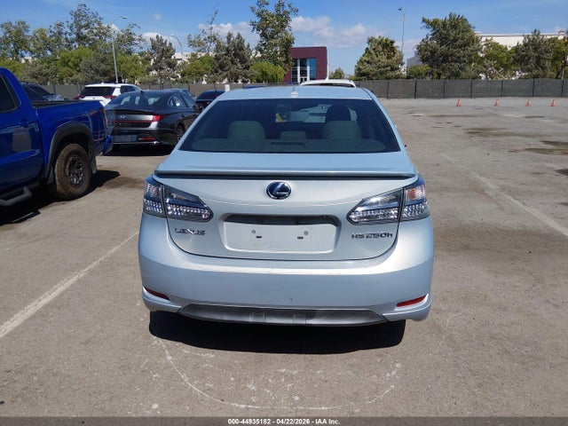 44935182 :رقم المزاد ، JTHBB1BA6A2023544 vin ، 2010 Lexus Hs 250h Premium مزاد بيع