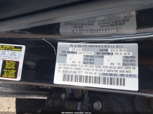 Mazda MAZDA3 2024 3MZBPACM1RM417577 Image 9