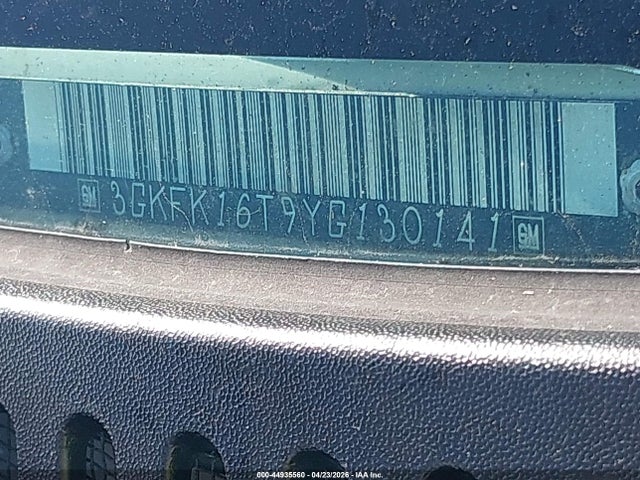 Aukcja sprzedaży 2000 Gmc Yukon Xl 1500 Slt, vin: 3GKFK16T9YG130141, numer aukcji: 44935560