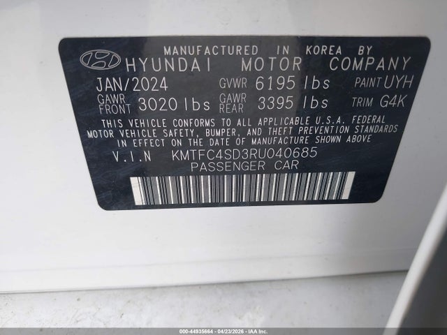 Genesis G90 3.5t E-sc Awd 2024 KMTFC4SD3RU040685 Image 9
