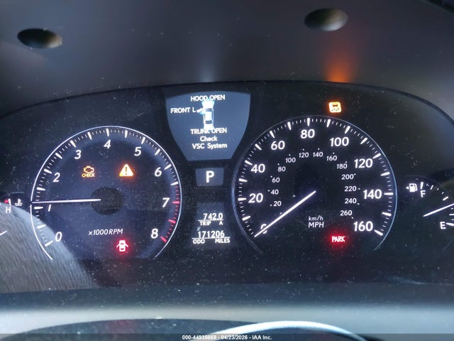 Aukcja sprzedaży 2008 Lexus Ls 460 L, vin: JTHGL46F785025872, numer aukcji: 44935669