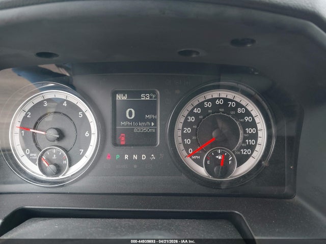 44935693 :رقم المزاد ، 1C6RR7KG6MS581280 vin ، 2021 Ram 1500 Classic Tradesman  4x4 5'7 Box مزاد بيع