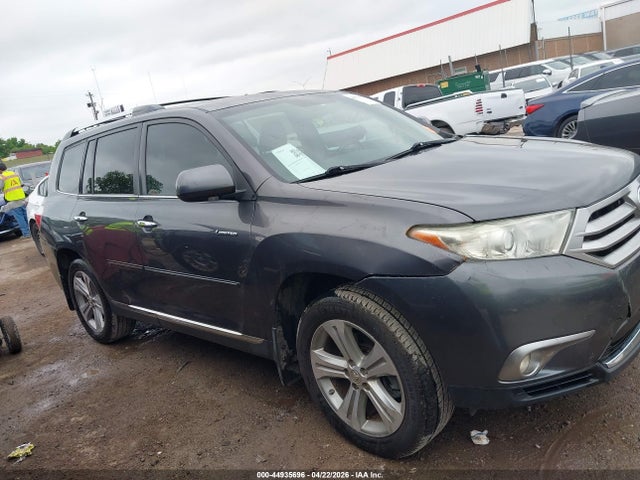 44935696 :رقم المزاد ، 5TDYK3EH8DS105594 vin ، 2013 Toyota Highlander Limited V6 مزاد بيع