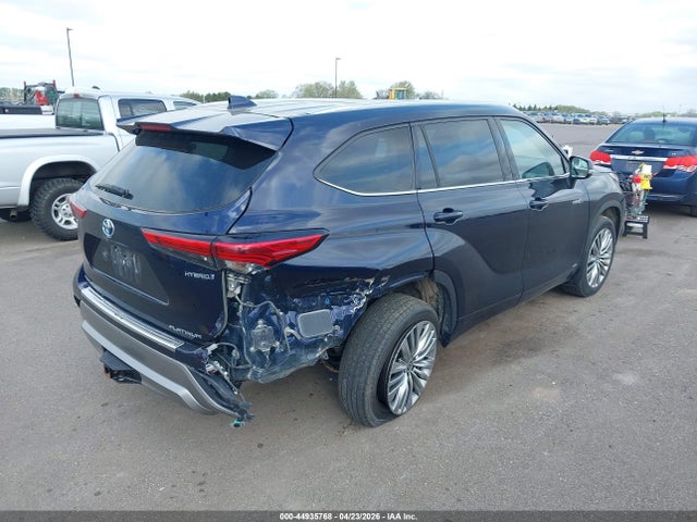 Продаж на аукціоні авто 2021 Toyota Highlander Hybrid Platinum, vin: 5TDEBRCH1MS029628, номер лоту: 44935768