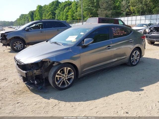 2018 Hyundai Elantra Limited მანქანა იყიდება აუქციონზე, vin: 5NPD84LF1JH286396, აუქციონის ნომერი: 44935843